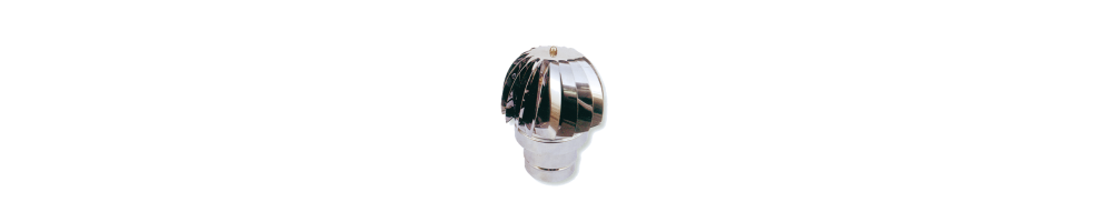 DEFLECTOR BRISA REDONDO ACERO INOXIDABLE AISI 304