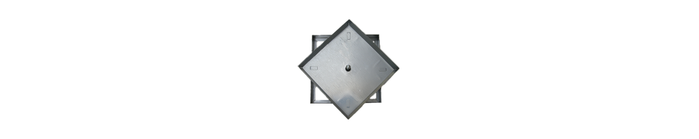 TAPA RELLENABLE GALVANIZADA 10/10