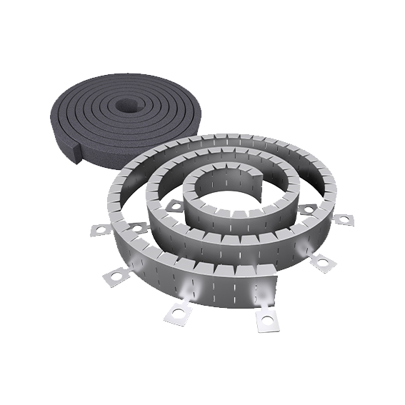 Abrazadera Hydrades Isofónica M8+M10 1Tol "D"