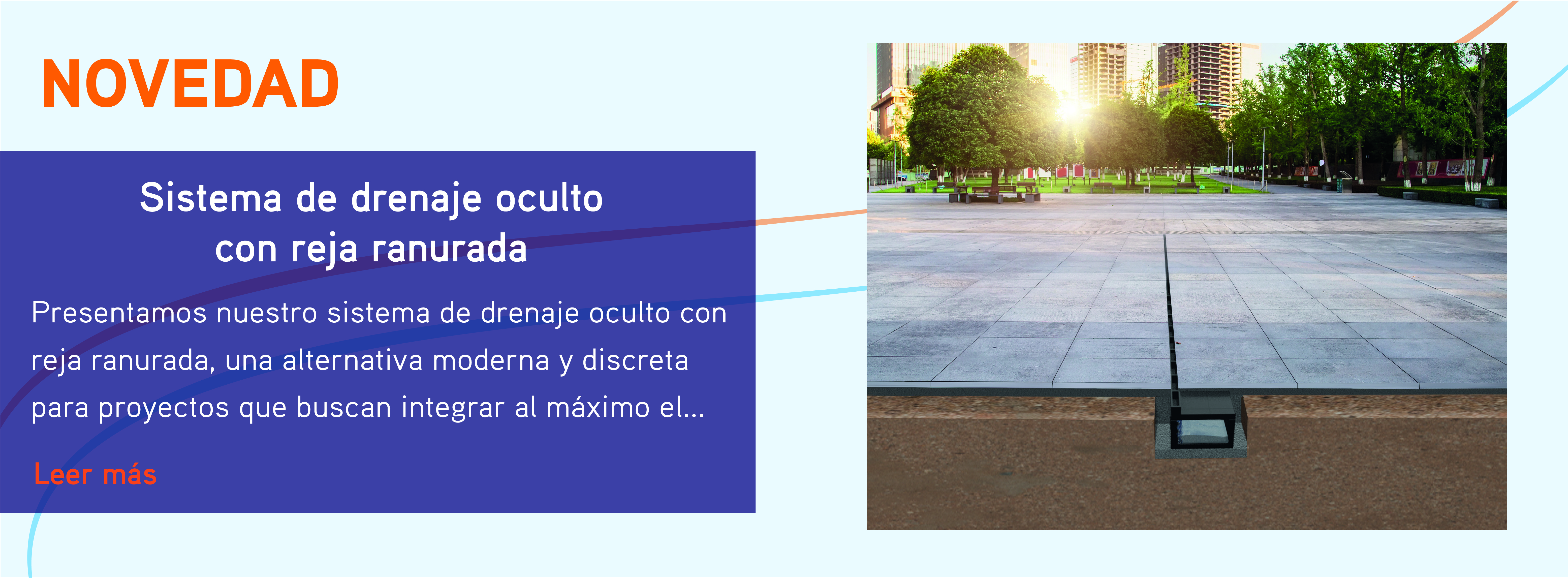 Sistema de drenaje oculto